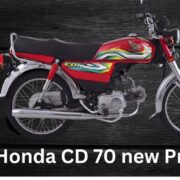 Honda CD 70 new price in August in Pakistan