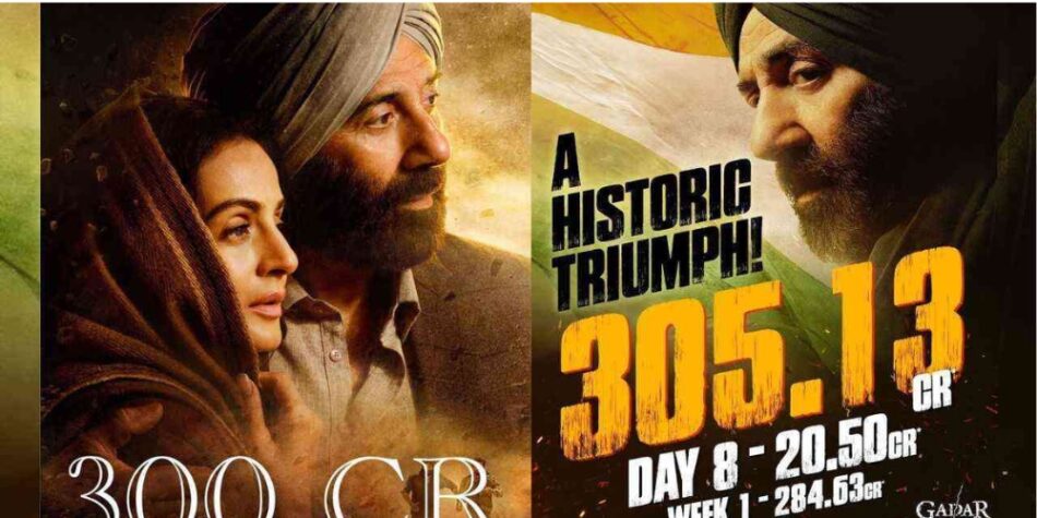 Gadar 2, Day 8: Sunny Deol's Movie Is "Not Out" at 300 Crore