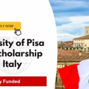 Fully Funded scholarship from University of Pisa