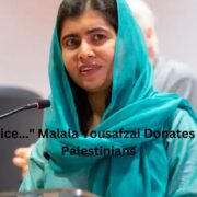 "Adding My Voice..." Malala Yousafzai Donates ₹ 2.5 Crore For Palestinians