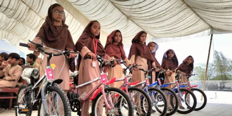 Bicycles Distributed to Female Students in Tharparkar