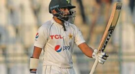 Saud Shakeel Becomes Joint Fastest Batter To Reach 1000 Test Runs